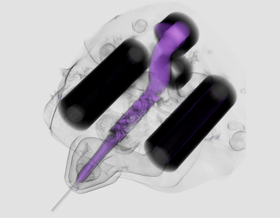 3D printed spinneret for microfluidics