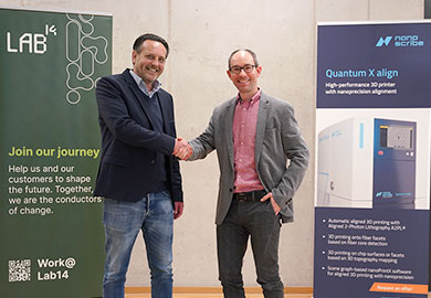 Nanoscribe joins the Lab14 Group