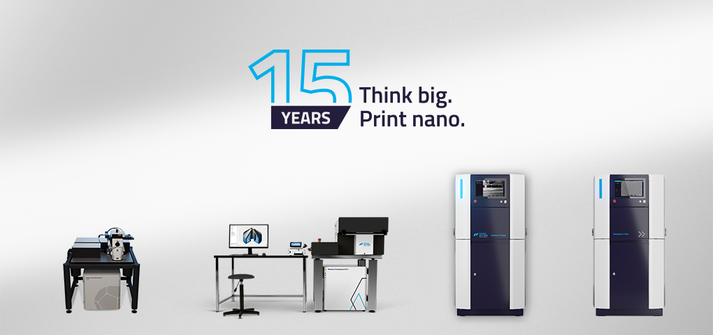 Nanoscribe的15年 - 产品发展,从 Photonic Professional 到 Photonic Professional GT2,再到 Quantum X 和 Quantum X align