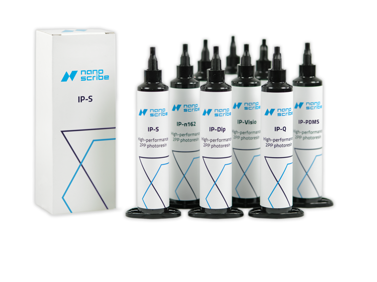 Photoresins in cartridges
