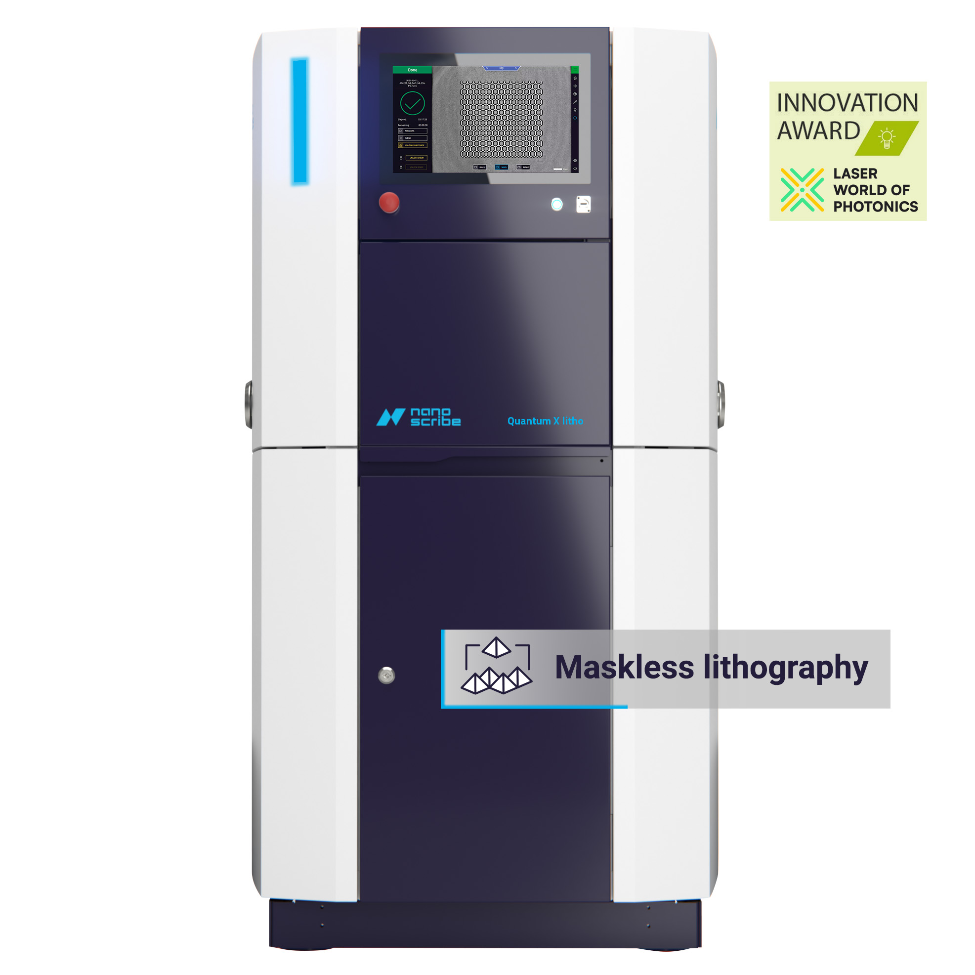 front view of our Quantum X litho system