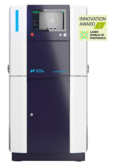 Our Nanoscribe Quantum X litho