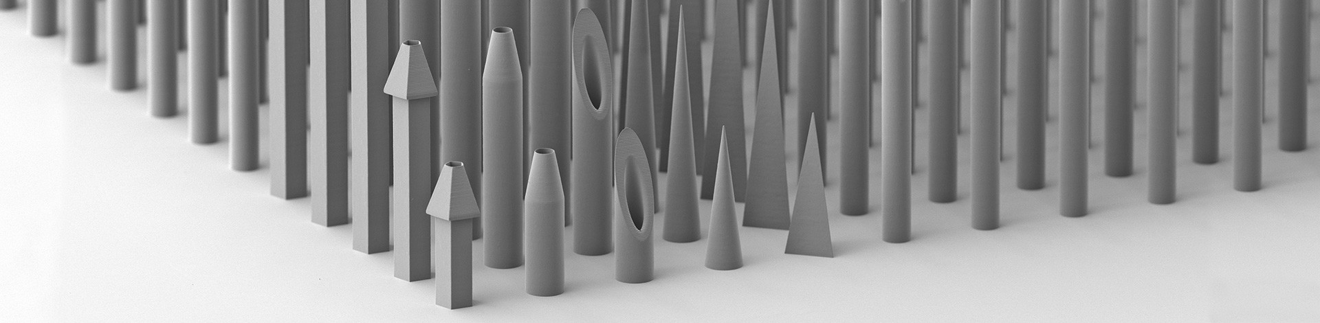 Mirconeedles printed with Quantum X shape