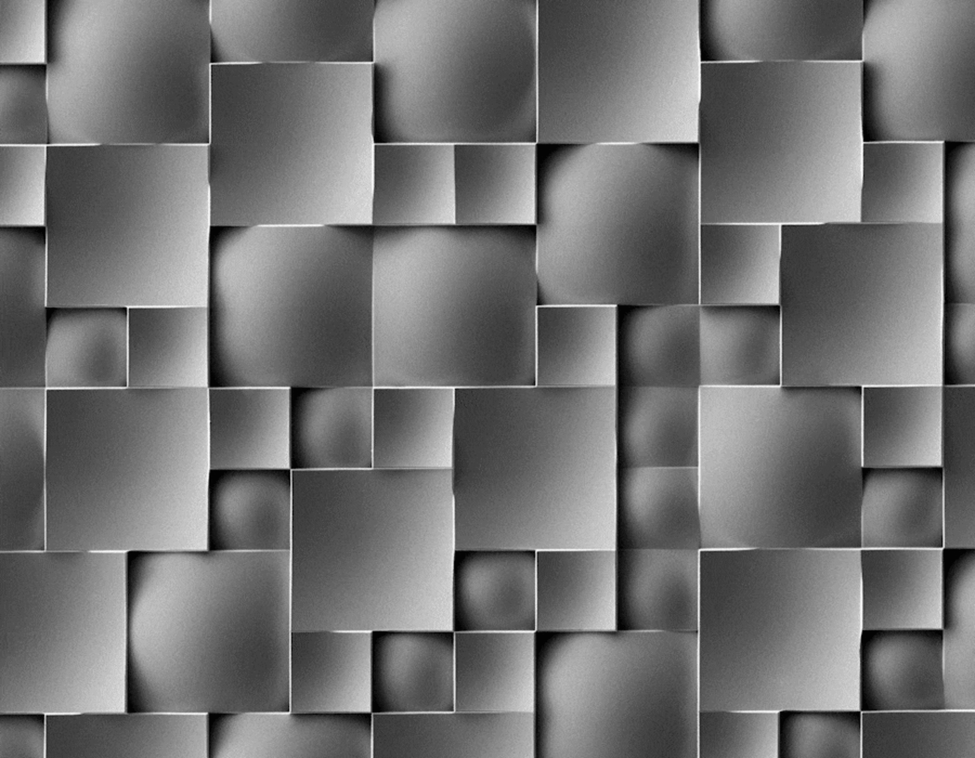Random microlens array containing convex and concave lenses, printed without and with 2GL stitching feature.