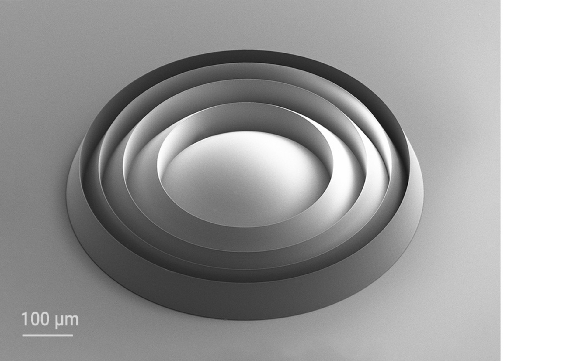 Fresnel lens printed on a Quantum X system