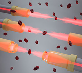 Optical tweezers in dual-beam counter-propagating configuration