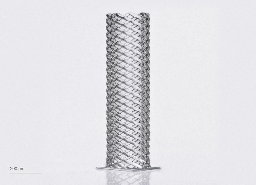 3D-printed mesh tube