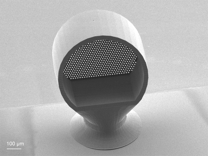 3D-printed microperforated membrane