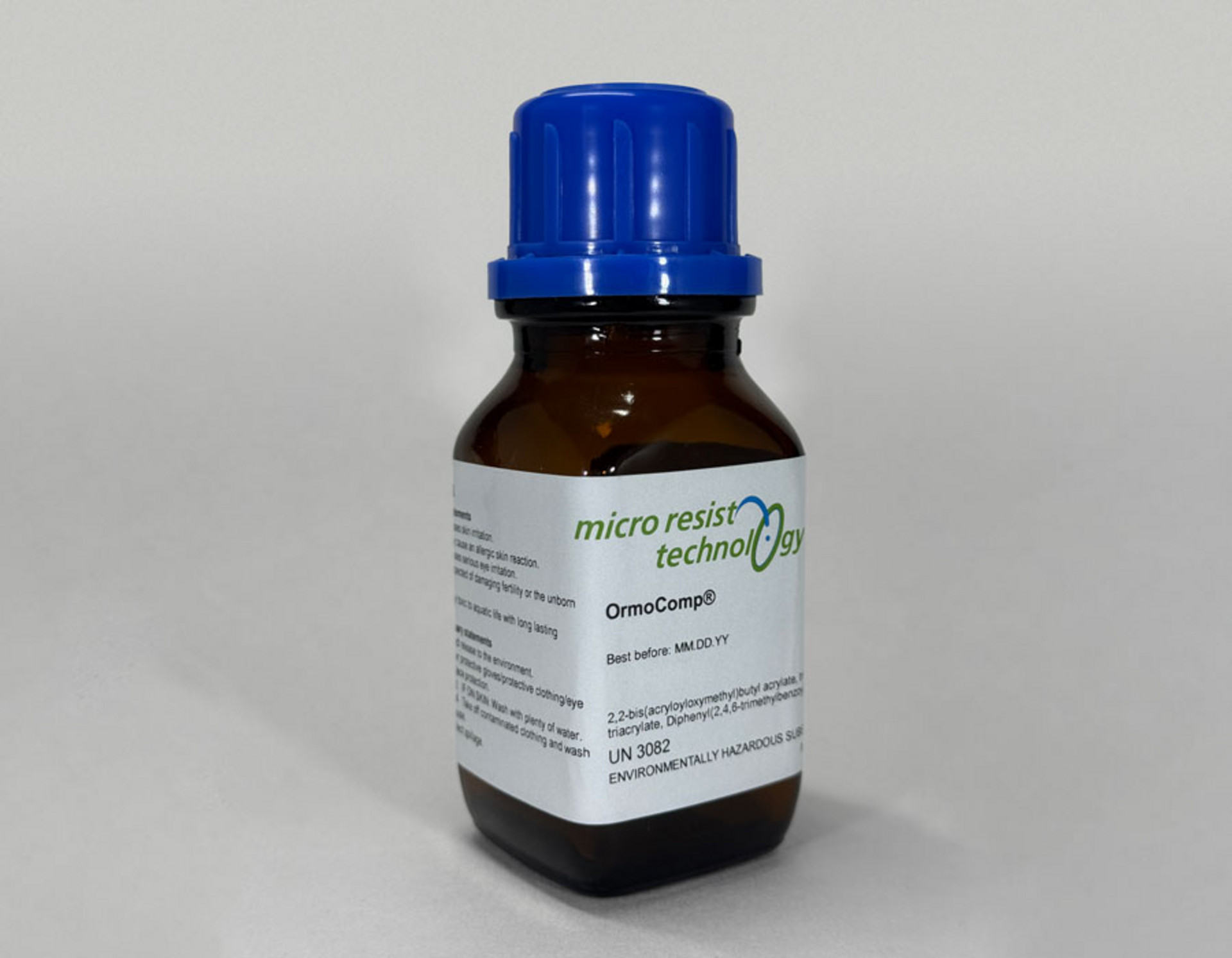 OrmoComp photoresin bottle