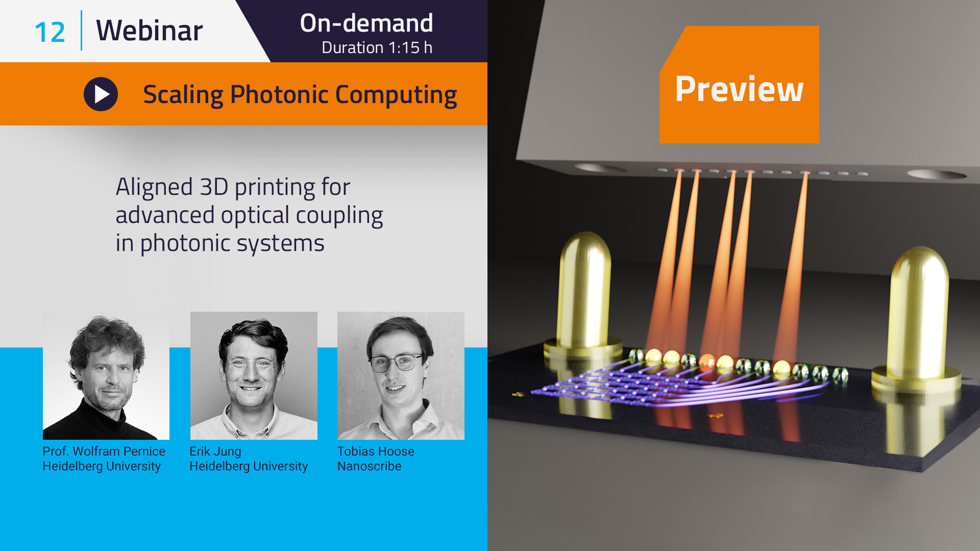 Our Webinar on Scaling Photonic Computing is now available on-demand - watch the webinar here