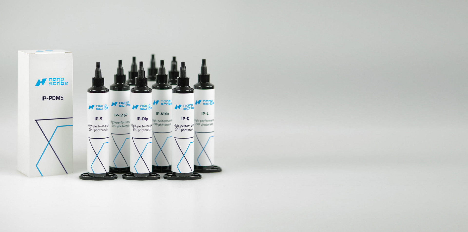 An overview of Nanoscribe IP-Photoresins.