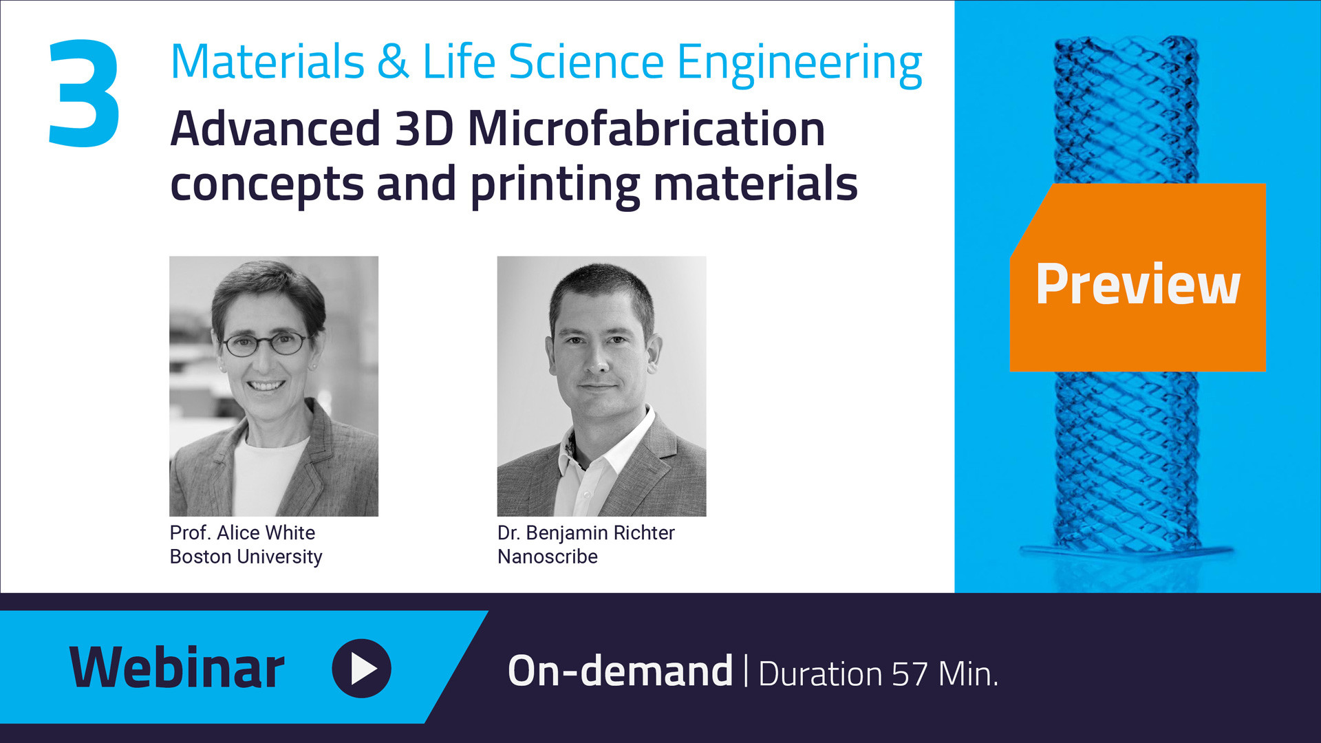Our Webinar on Materials & Life Science Engineering is now available on-demand - watch the webinar here