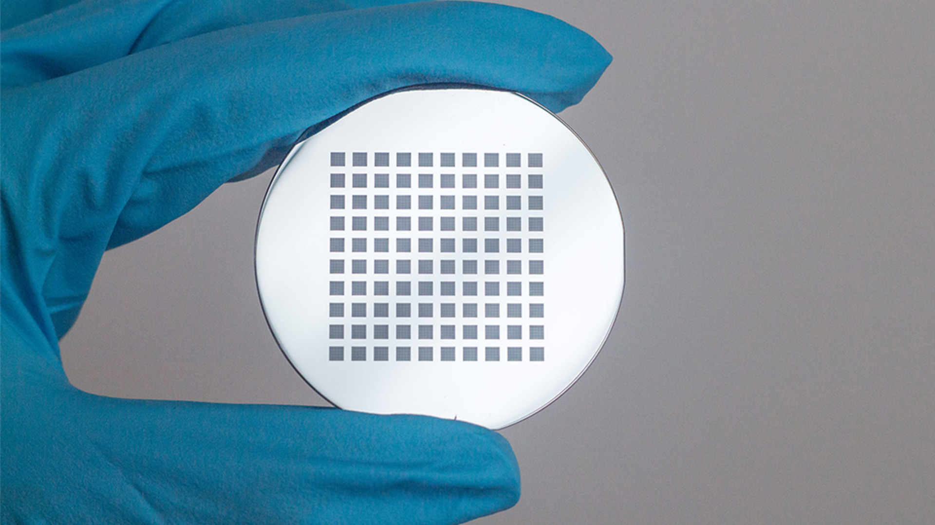 Micro-optics directly printed on a two-inch wafer
