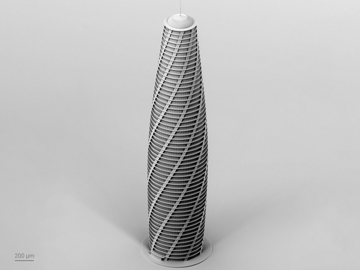 skyscraüer 3D printed by 2GL